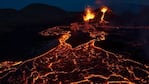 Impactantes imágenes de la erupción en Islandia. 