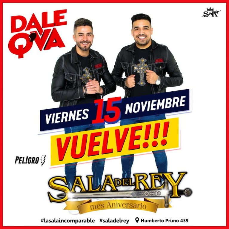 ¡Imperdible! Dale Q' Va vuelve a la Sala del Rey