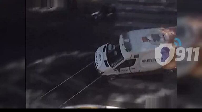 Impresionante video del traslado de un riñón y un hígado en Córdoba.
