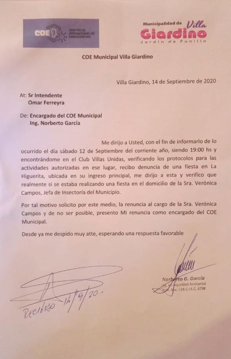 Imputaron a la inspectora que organizó una fiesta para su perro en Villa Giardino