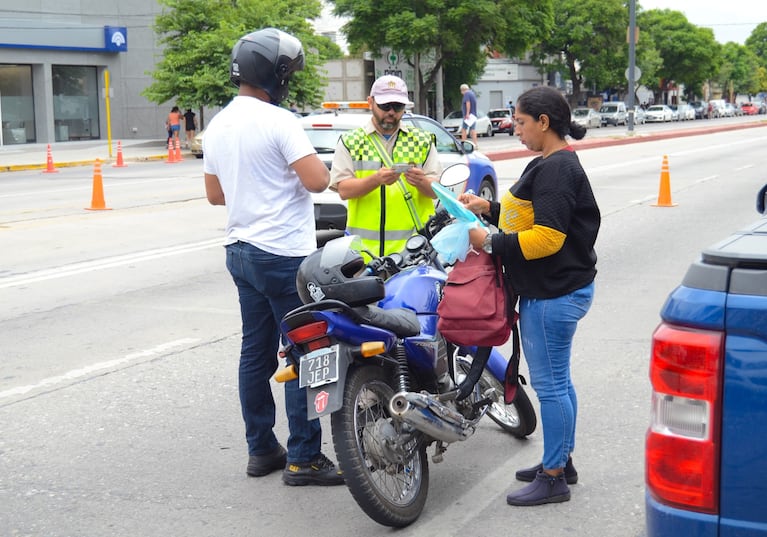 Incautaron motos con infracciones.