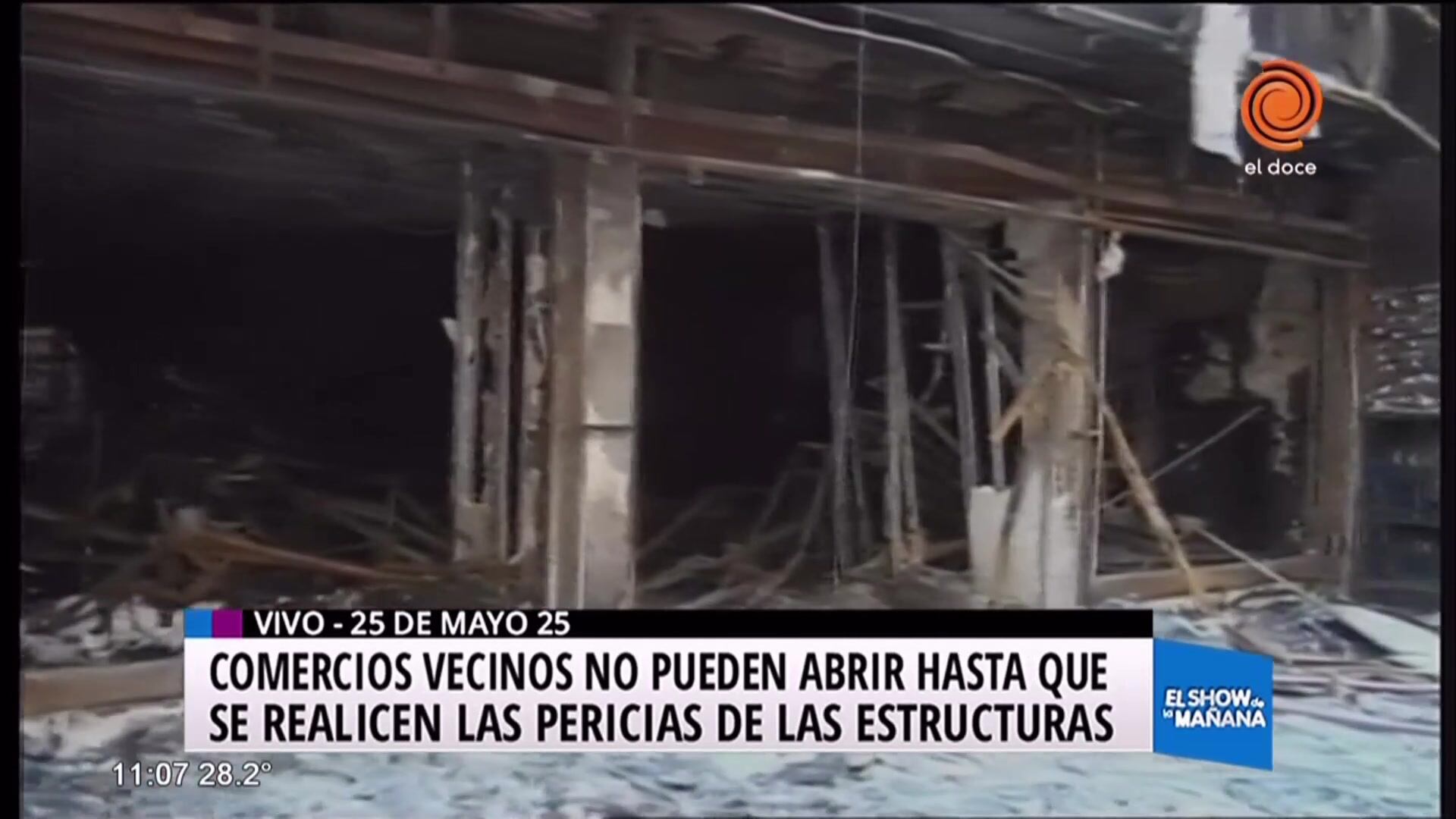 Incendio en el bazar: El día después