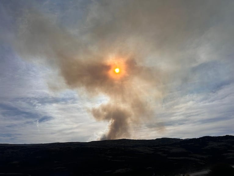 Incendio en Quebrada del Condorito.