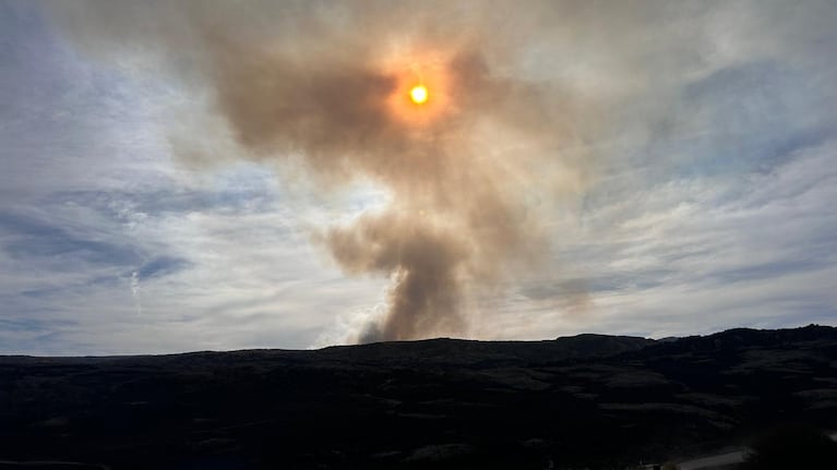 Incendio en Quebrada del Condorito.