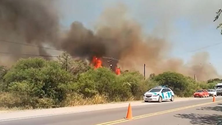 Incendio en San Marcos Sierras: detuvieron a una mujer y su hijo