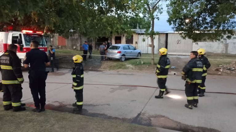 Incendio fatal en La Carlota. Falleció un hombre.