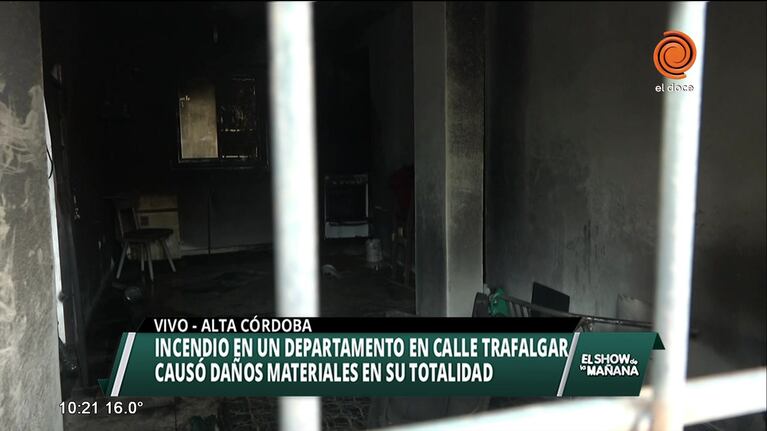 Incendio voraz en Alta Córdoba