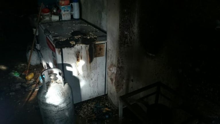 Incendio y susto en una casa de barrio Alberdi