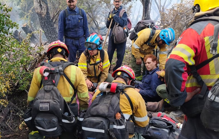incendios chubut bomberos cordobeses