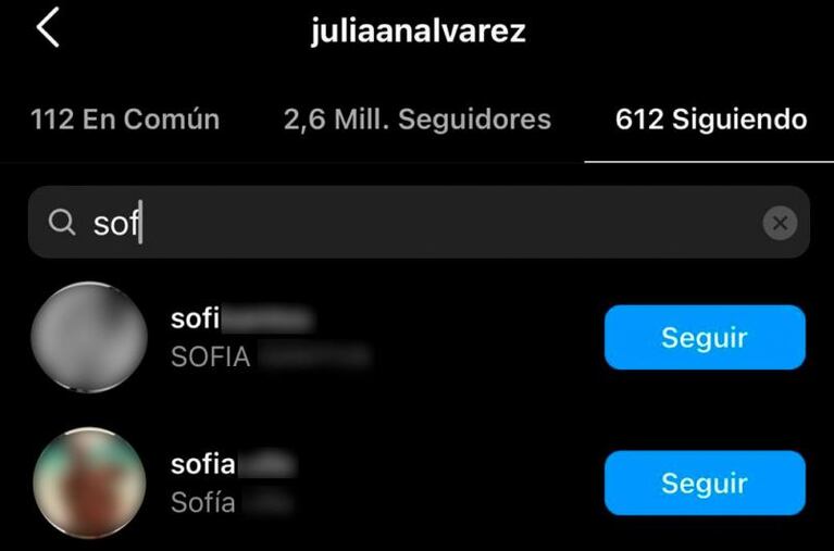 ¿Infiel? A cuántas Sofías sigue Lionel Messi en Instagram