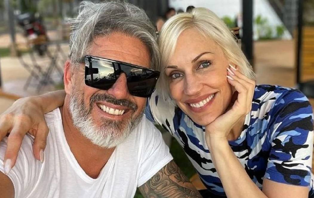 Ingrid Grudke y su ex pareja