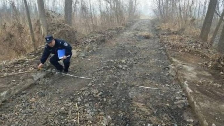 Insólito: robó casi un kilómetro de ruta para revenderla