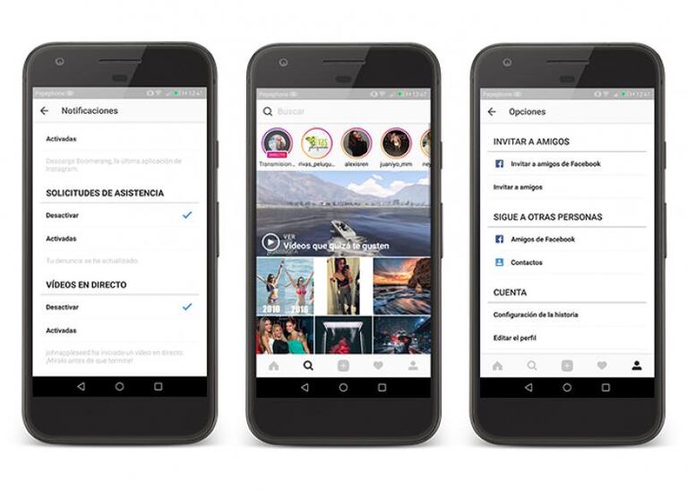 Instagram: cómo desactivar las notificaciones de video en vivo