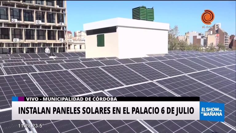 Instalan 400 paneles solares en el Palacio 6 de julio