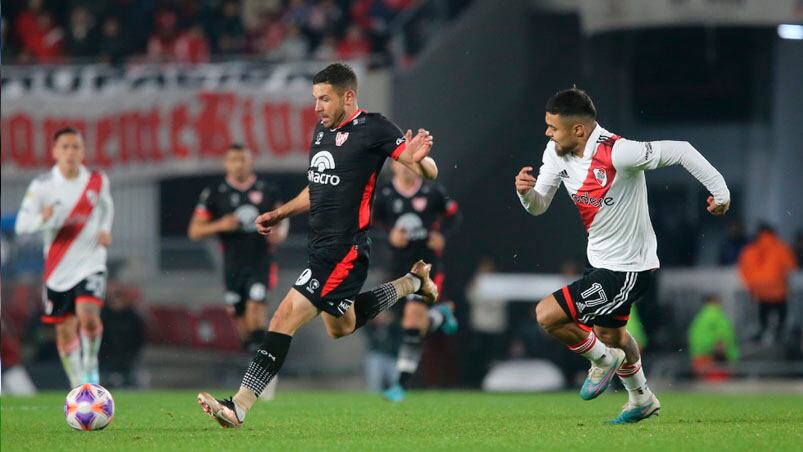 Instituto no pudo con el poderío ofensivo de River. Foto: Prensa Instituto.