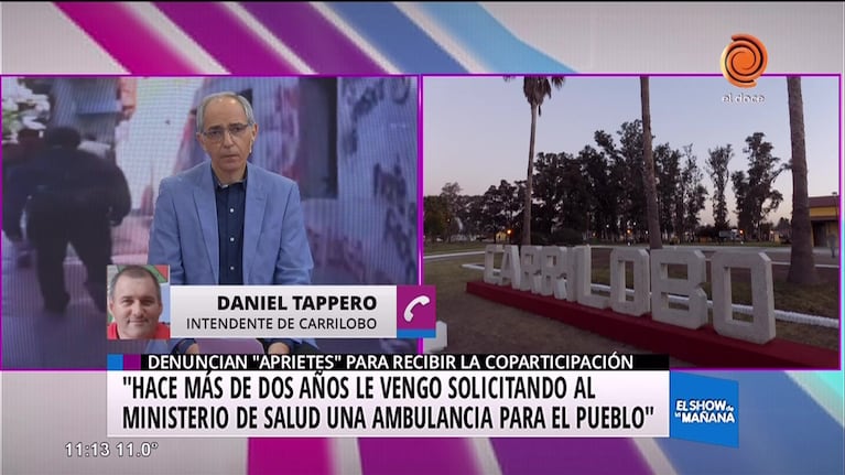 Intendente denuncia aprietes por la coparticipación