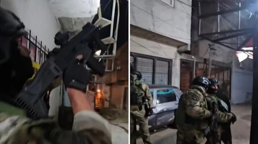 Intensos operativos para dar con el principal acusado del triple crimen de Florencio Varela.