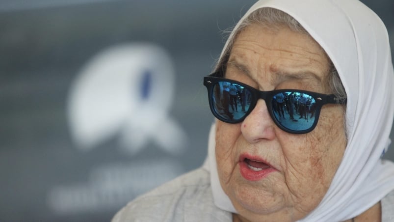 Intentaron asaltar a los custodios de Hebe de Bonafini. Foto: EFE.