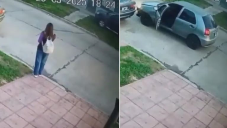 Intentaron secuestrar a una profesora y todo quedó grabado: la tremenda frase del agresor