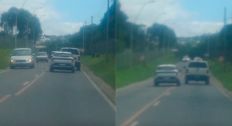 Intento de sobrepaso en Córdoba.