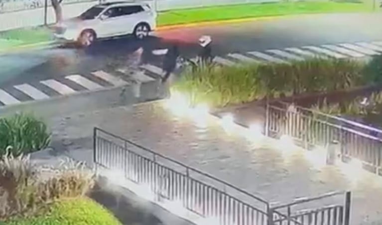 Intentó robar en un shopping y quedó grave tras ser arrollado por un cuatriciclo.