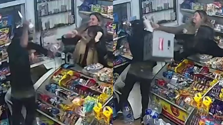 Intentó robar y lo echaron a cajonazos de cerveza.