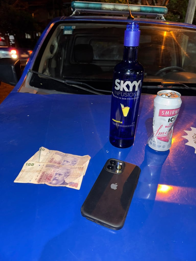 Intentó sobornar a la Policía con 200 pesos.