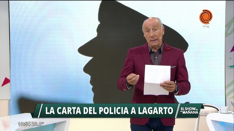 Interesante carta de un policía