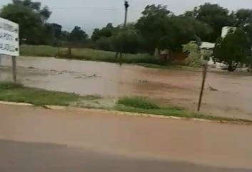 Inundación en Las Arrias, Córdoba. (Imagen: Fredy Bustos).