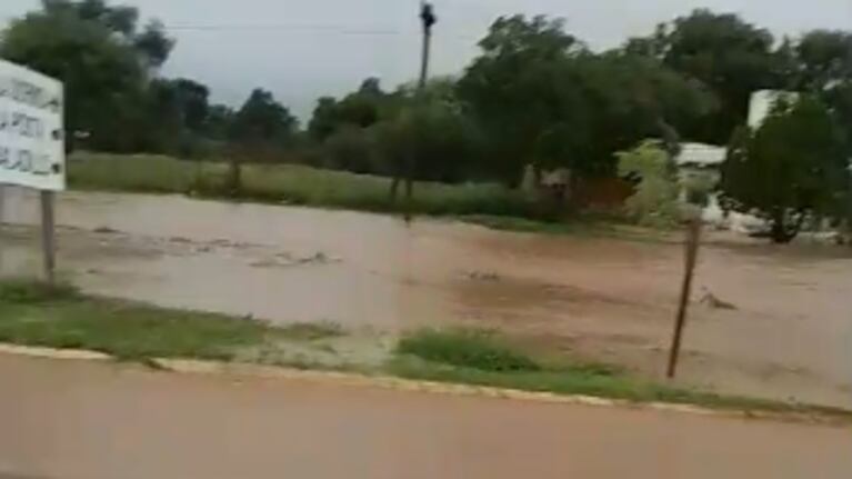 Inundación en Las Arrias, Córdoba. (Imagen: Fredy Bustos).