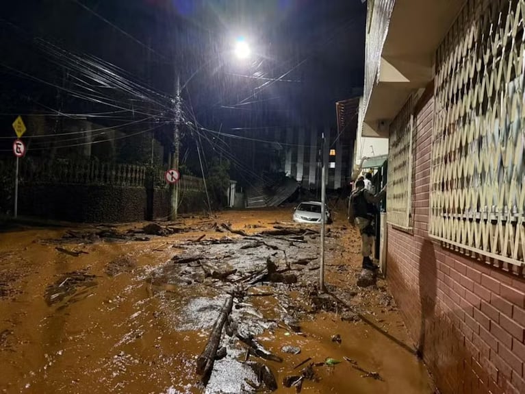 Inundaciones en Brasil (Gentileza g1)