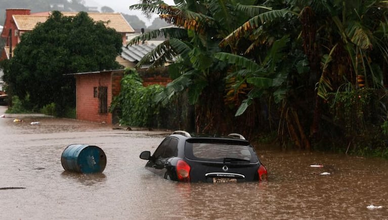 Inundaciones en el sur de Brasil