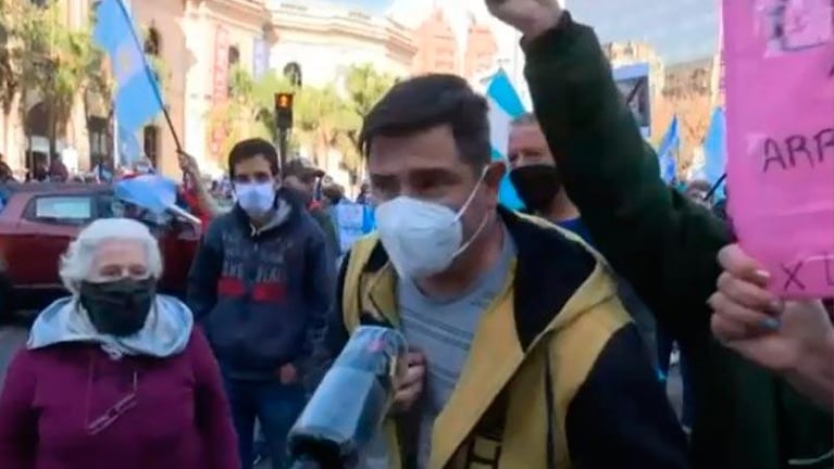 Investigan la amenaza de un cordobés en la marcha del 17A: "La próxima, lo van a pagar con sangre"