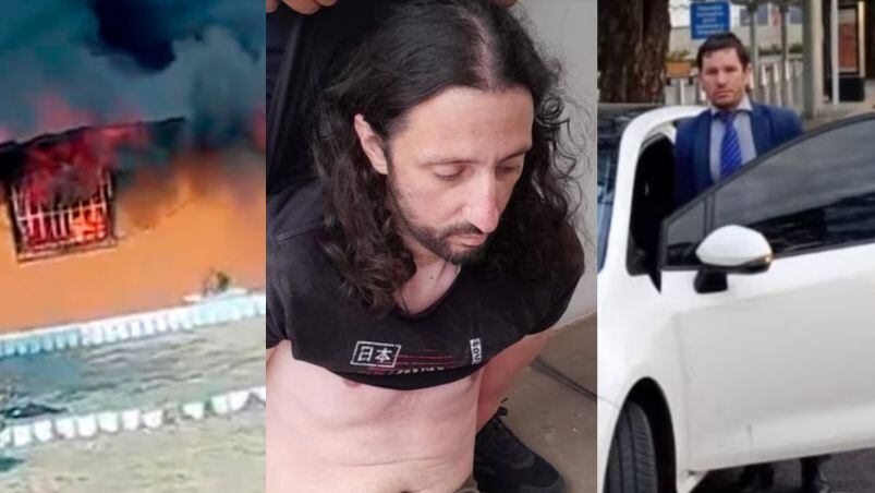 Investigan si Laurta está vinculado a un chofer desaparecido y al incendio fatal en barrio Villa Serrana, a pocas cuadras del lugar del doble femicidio.