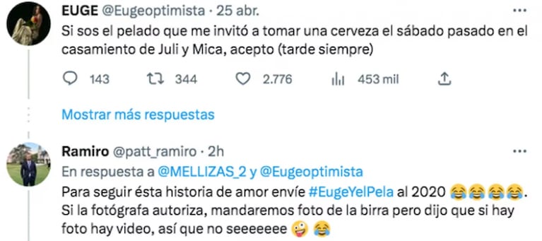 Invitó a salir a la fotógrafa de un casamiento y ella lo buscó por Twitter para responderle