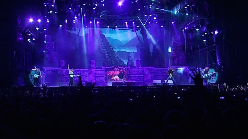 Iron Maiden brindó un show histórico en el Kempes. 