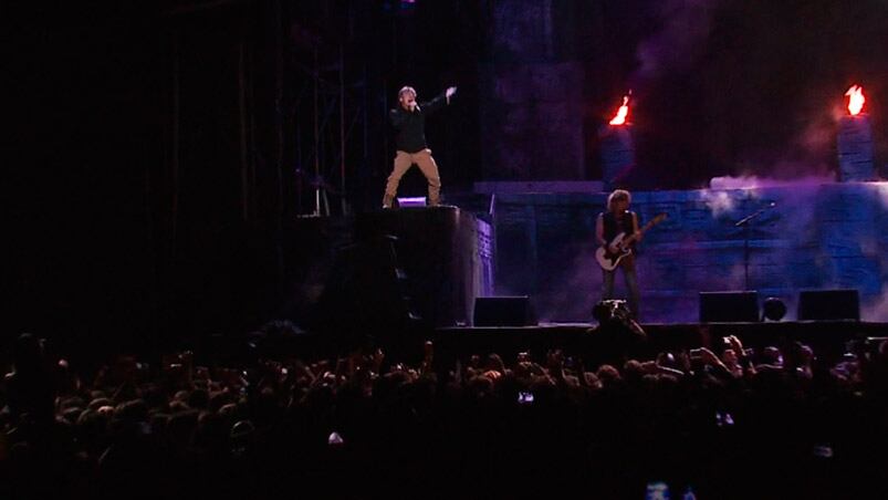 Iron Maiden brindó un show histórico en el Kempes. 