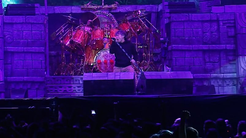 Iron Maiden brindó un show histórico en el Kempes. 