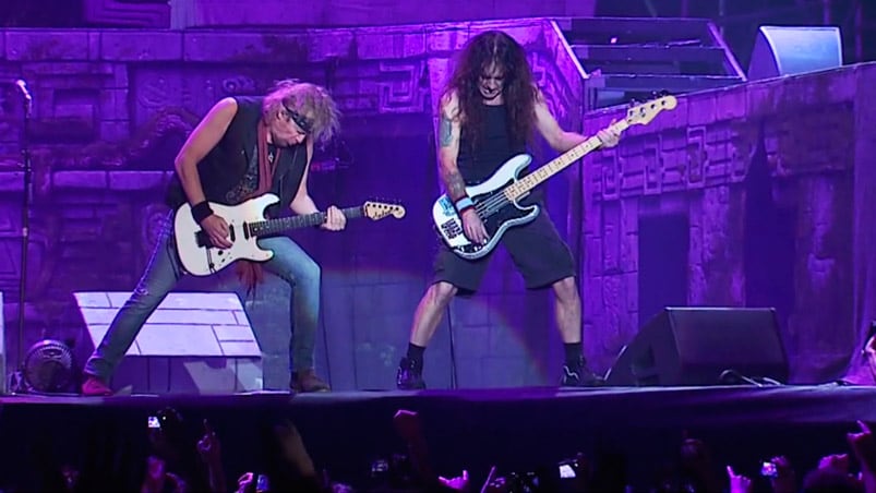 Iron Maiden brindó un show histórico en el Kempes. 