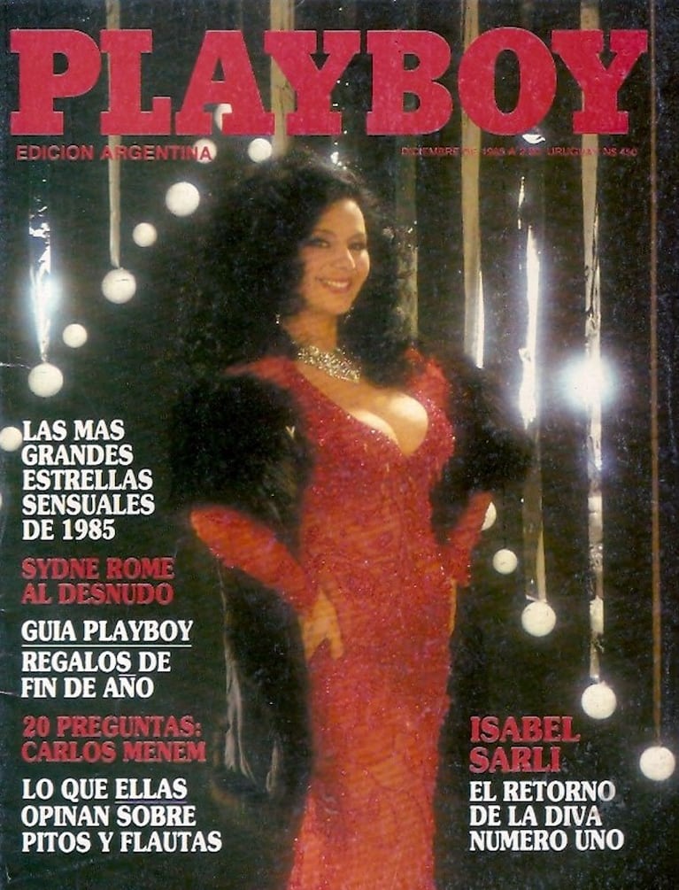 Isabel "Coca" Sarli tuvo su portada de Playboy argentina. 