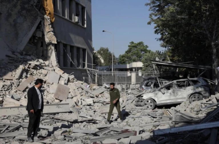 Israel bombardeó Damasco.