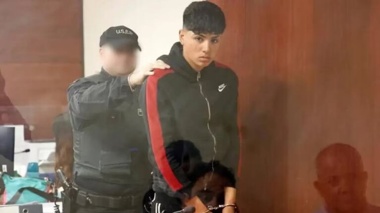 Israel Olmedo, tras recibir la prisión preventiva.