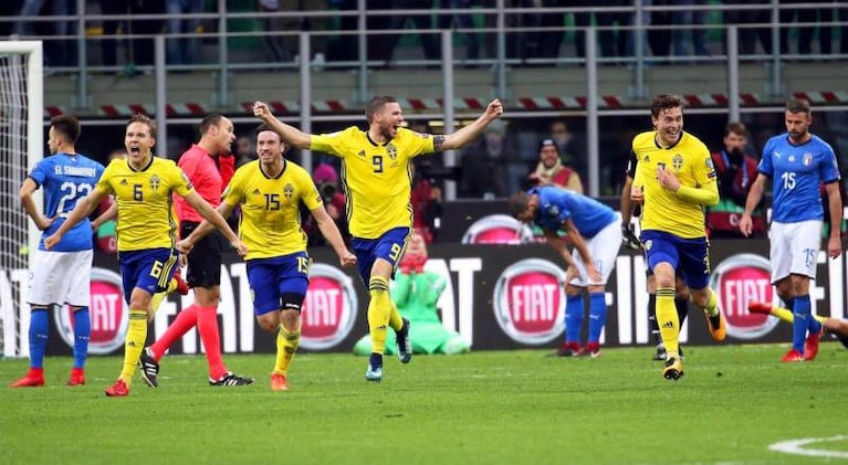 Italia quedó afuera del Mundial por primera vez en 60 años