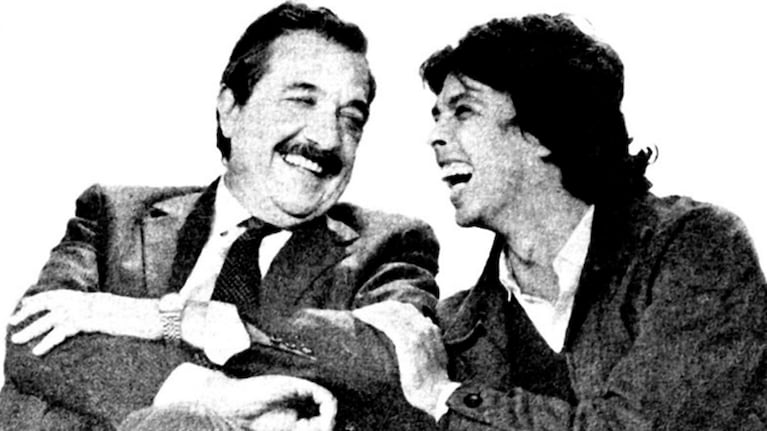 Jairo cantó "Venceremos" en el acto del 27 de octubre de 1983.
