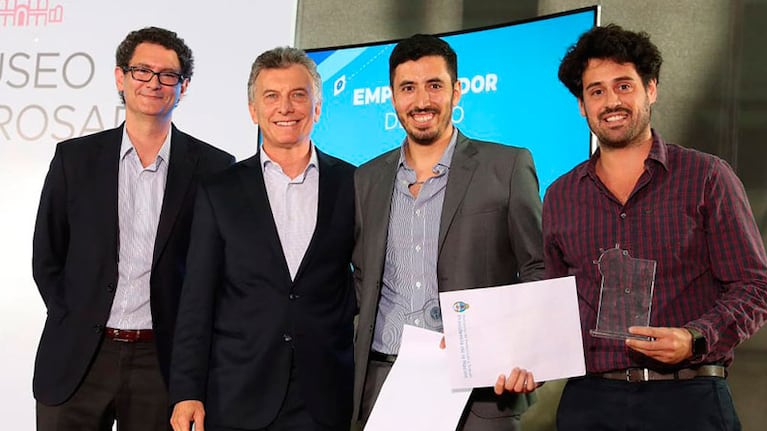 Jairo Trad recibe el reconocimiento del Presidente Mauricio Macri