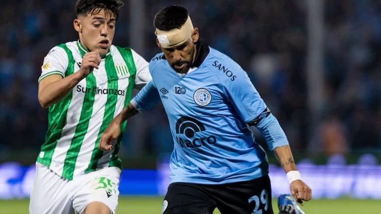 Jara sufrió un corte en la cabeza en el triunfo contra Banfield.