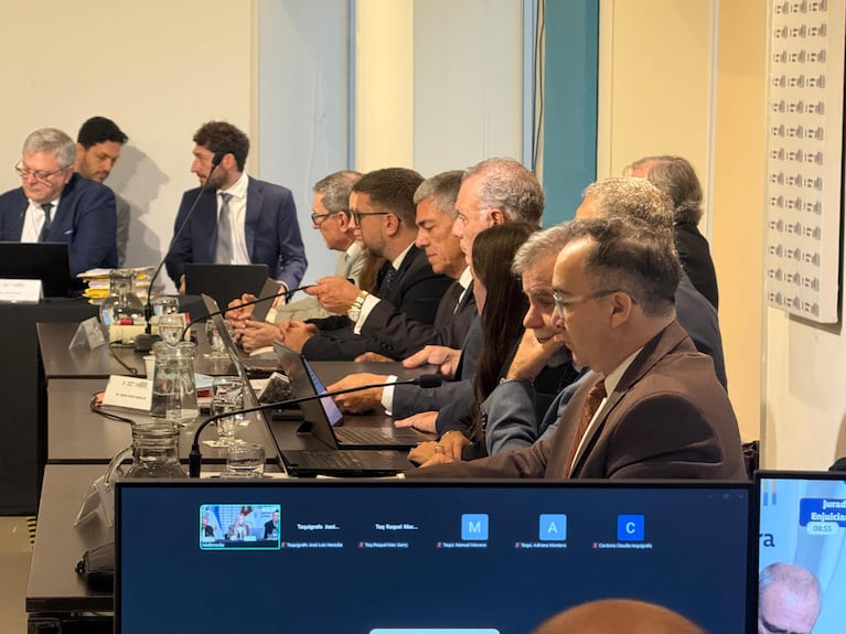 Javier Di Santo, Daniel Miralles y Luis Pizarro, los fiscales que enfrentan el jury por el caso Dalmasso.