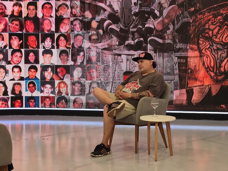 Javier Karlen, único sobreviviente de Cromañón en el estudio de Telenoche.