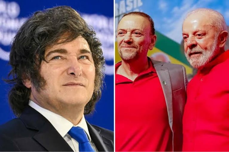 Javier Milei arremetió contra Lula Da Silva.