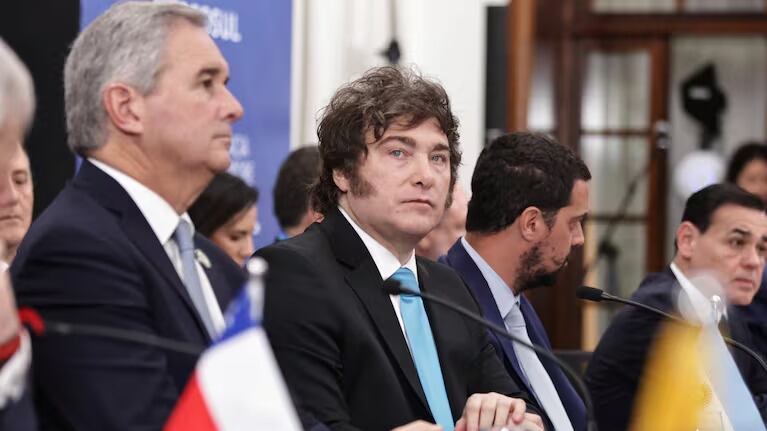 Javier Milei en el Mercosur
